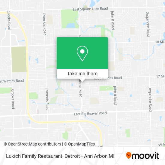 Mapa de Lukich Family Restaurant