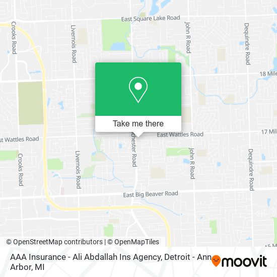 Mapa de AAA Insurance - Ali Abdallah Ins Agency