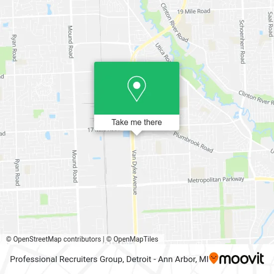 Professional Recruiters Group map