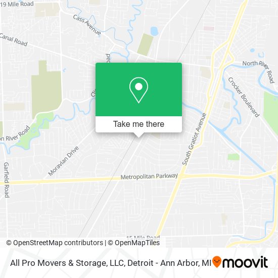 All Pro Movers & Storage, LLC map