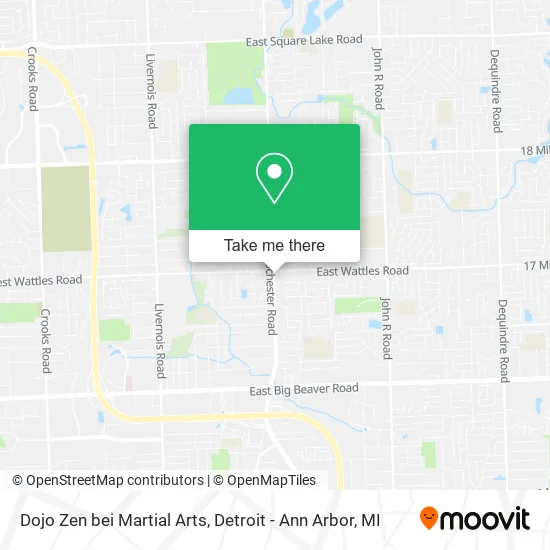Mapa de Dojo Zen bei Martial Arts