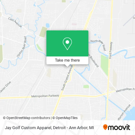Jay Golf Custom Apparel map
