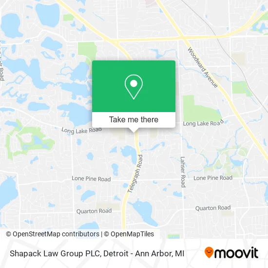 Shapack Law Group PLC map