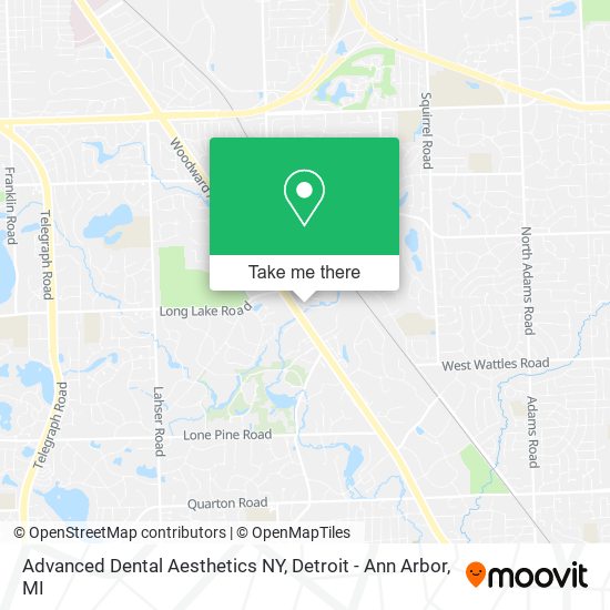 Advanced Dental Aesthetics NY map