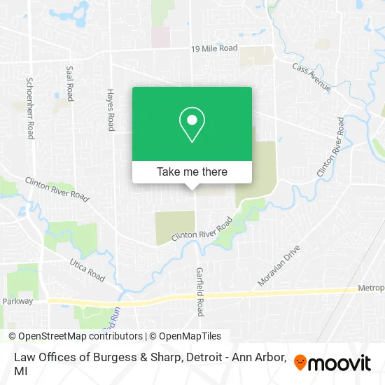 Law Offices of Burgess & Sharp map