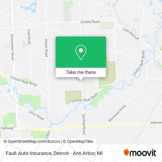 Mapa de Fault Auto Insurance