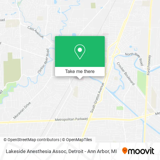 Lakeside Anesthesia Assoc map