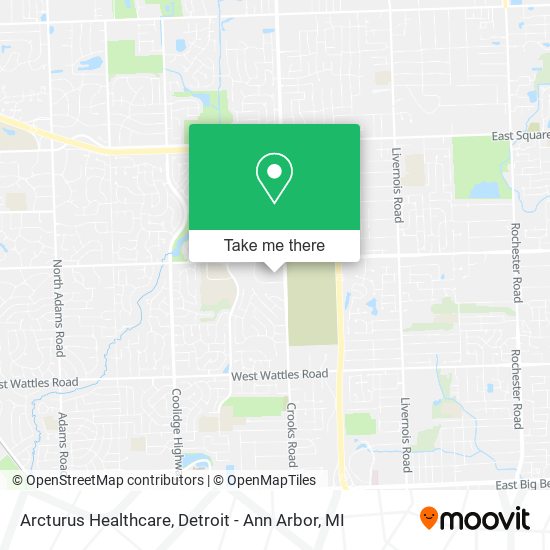 Arcturus Healthcare map