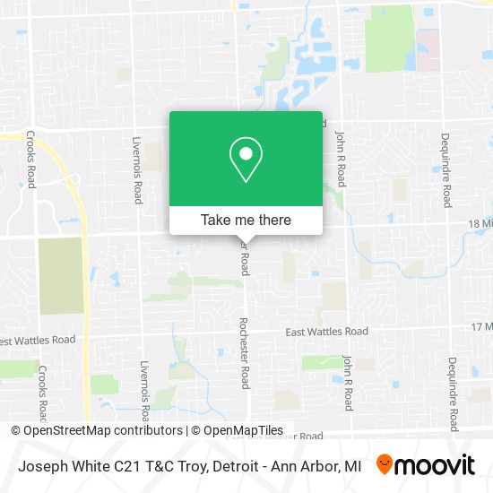 Joseph White C21 T&C Troy map
