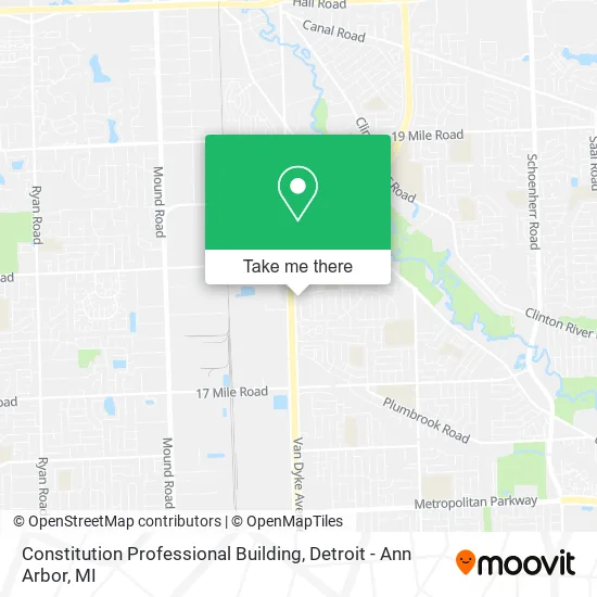 Constitution Professional Building map
