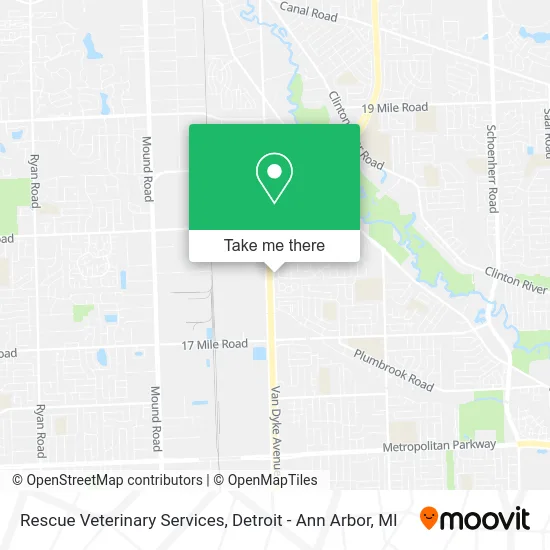 Rescue Veterinary Services map