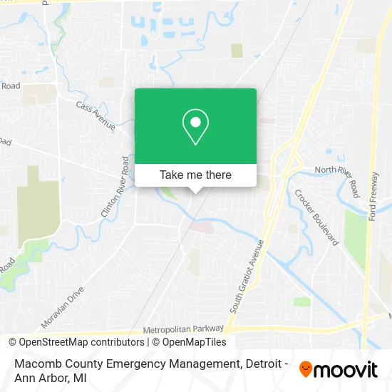 Macomb County Emergency Management map