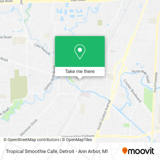 Tropical Smoothie Cafe map