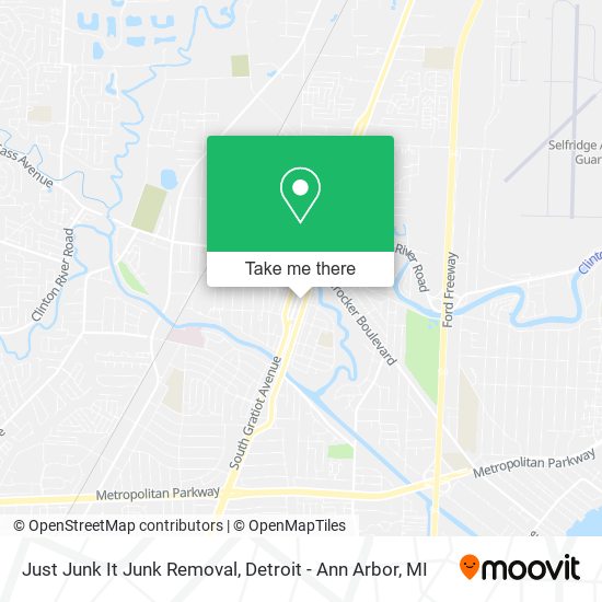 Just Junk It Junk Removal map
