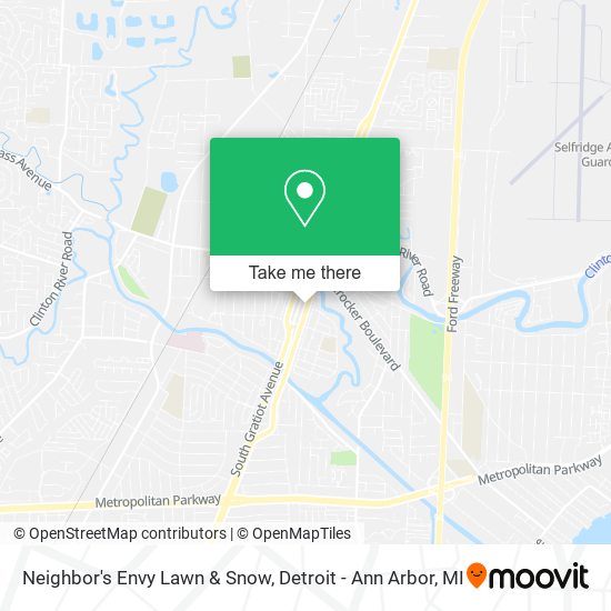 Neighbor's Envy Lawn & Snow map