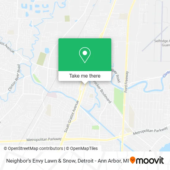 Neighbor's Envy Lawn & Snow map