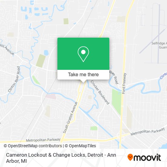 Mapa de Cameron Lockout & Change Locks
