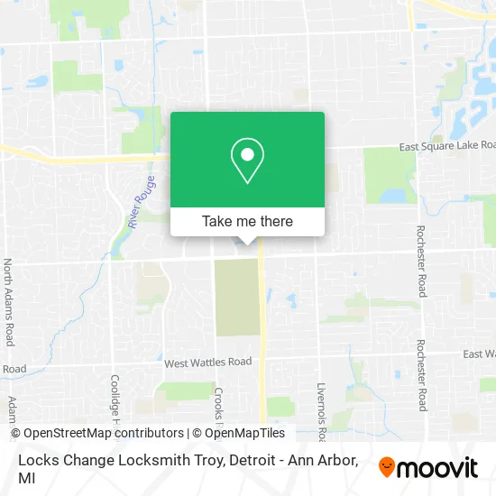 Locks Change Locksmith Troy map