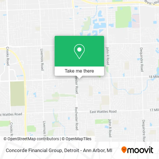 Concorde Financial Group map