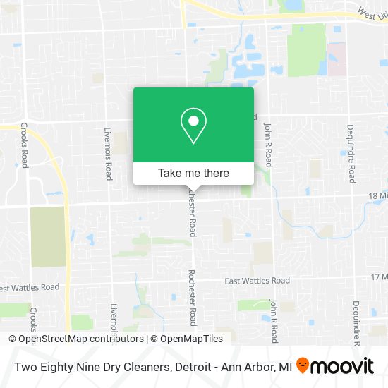 Mapa de Two Eighty Nine Dry Cleaners