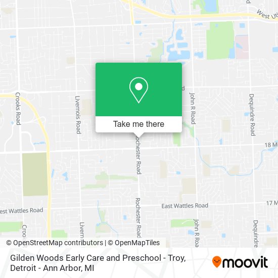 Mapa de Gilden Woods Early Care and Preschool - Troy