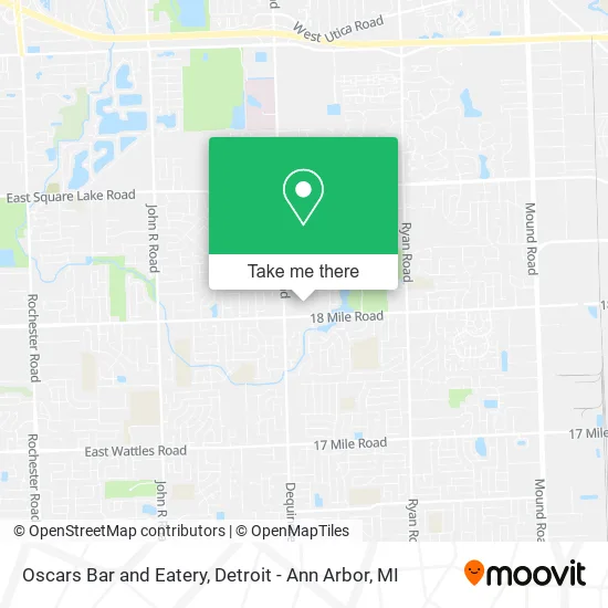 Mapa de Oscars Bar and Eatery