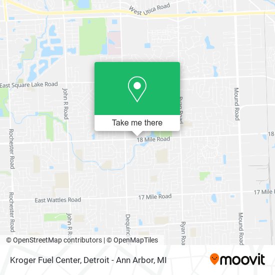 Mapa de Kroger Fuel Center