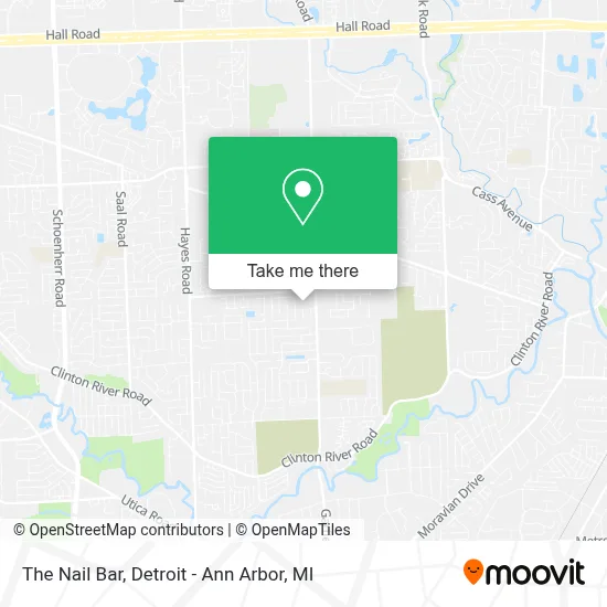The Nail Bar map