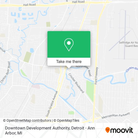 Mapa de Downtown Development Authority