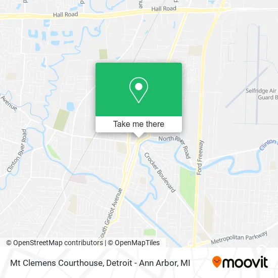 Mt Clemens Courthouse map