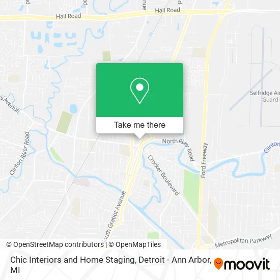 Chic Interiors and Home Staging map