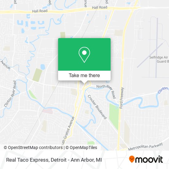 Real Taco Express map