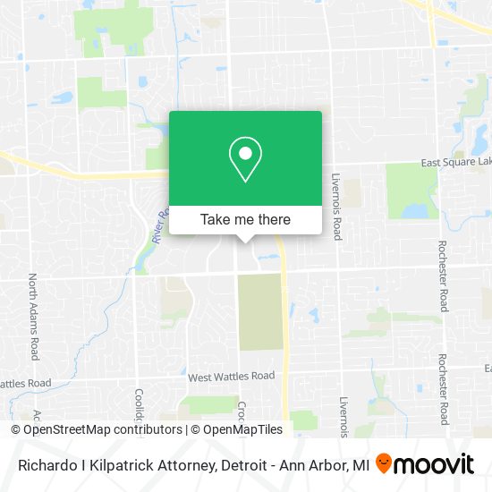 Mapa de Richardo I Kilpatrick Attorney