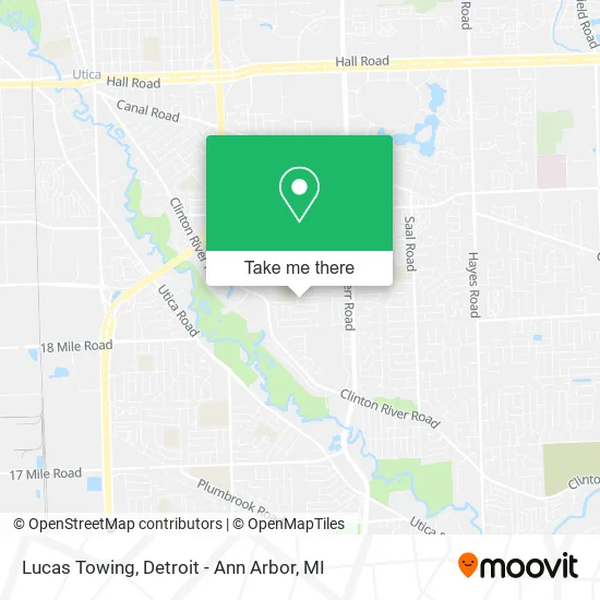 Lucas Towing map