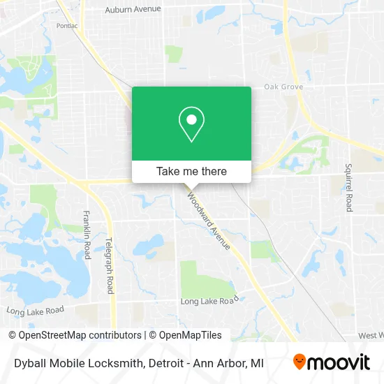 Dyball Mobile Locksmith map