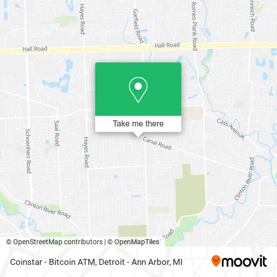 Coinstar - Bitcoin ATM map