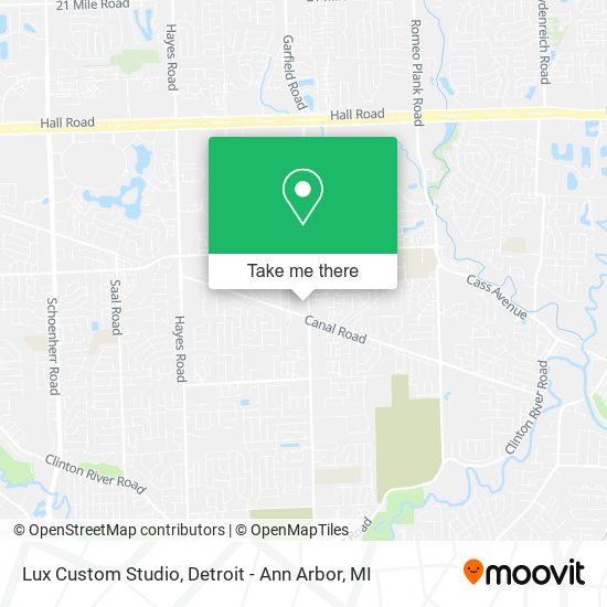 Mapa de Lux Custom Studio