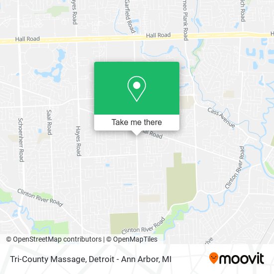 Mapa de Tri-County Massage