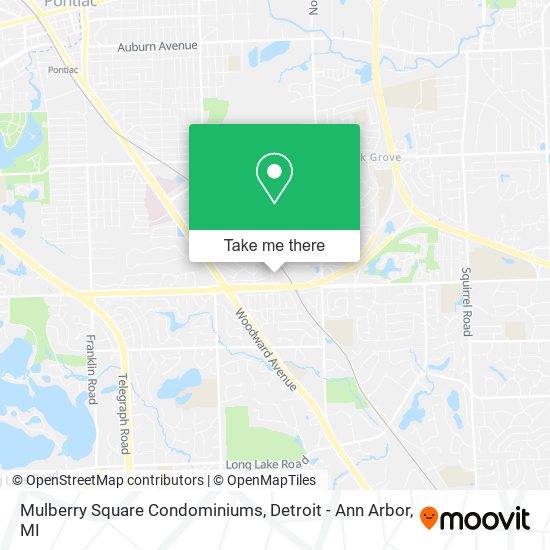 Mapa de Mulberry Square Condominiums