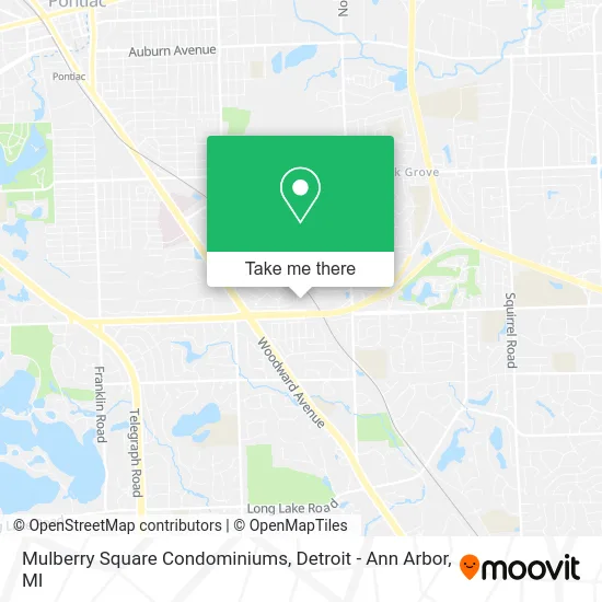 Mulberry Square Condominiums map