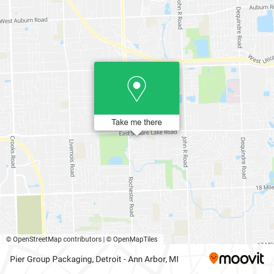 Pier Group Packaging map