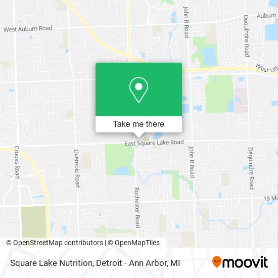 Square Lake Nutrition map