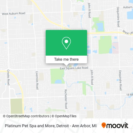 Mapa de Platinum Pet Spa and More