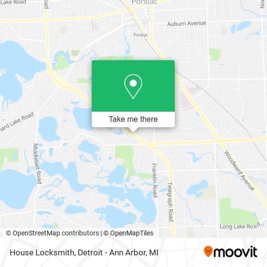 House Locksmith map
