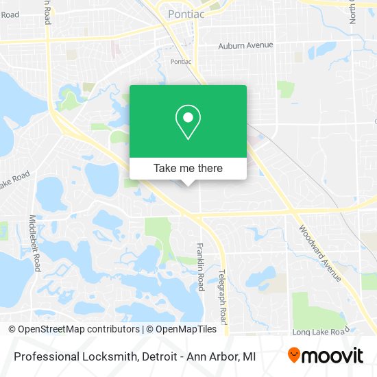 Mapa de Professional Locksmith