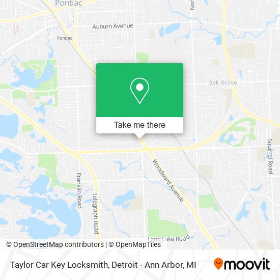 Taylor Car Key Locksmith map