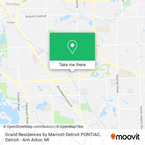Grand Residences by Marriott-Detroit PONTIAC map