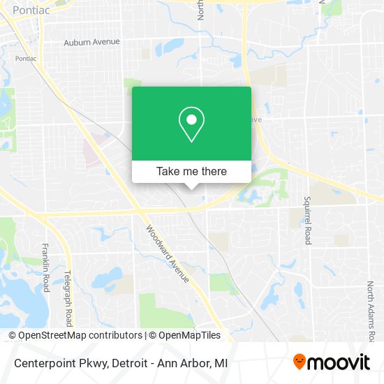 Mapa de Centerpoint Pkwy