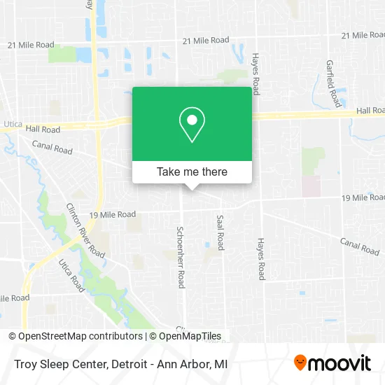 Troy Sleep Center map