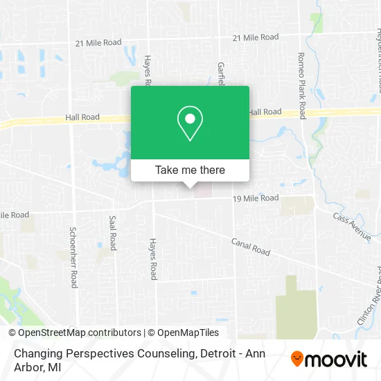 Changing Perspectives Counseling map